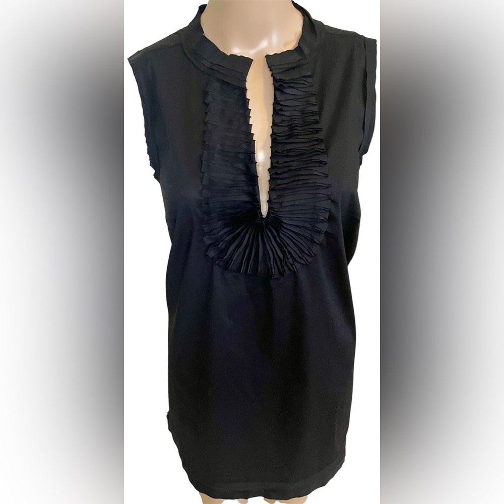 Alfani Black Sleeveless Tunic top, Size 6